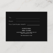 Rustic Wood | Masculine-cadeaubon voor mannen Kortingskaartje (Achterkant)