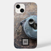 Rustic Wood Masculine Wood iPhone Case (Achterkant)