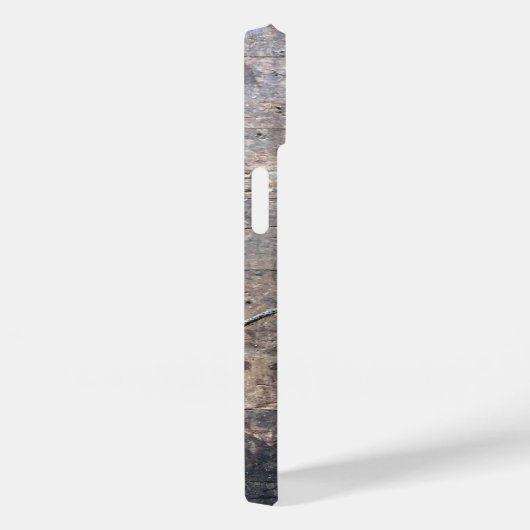 Rustic Wood Masculine Wood iPhone Case (Achterkant / Rechts)