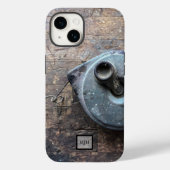 Rustic Wood Masculine Wood Tough iPhone Case (Achterkant)