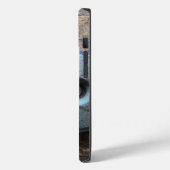 Rustic Wood Masculine Wood Tough iPhone Case (Achterkant / Links)