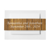 Rustic Wood Mason Jar Hanging Lights  Uitnodigingen Wikkel (Voorkant Voorbeeld)