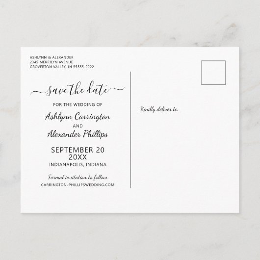 Rustic Wood Mason Jar Lights BESPAAR DE DATUM Aankondigingskaart (Achterkant)