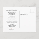 Rustic Wood Merry Christmas Photo Holiday Moving   Aankondigingskaart (Achterkant)