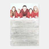 Rustic Wood Merry kerstfoto - Post-it® notes (Voorkant)