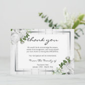 Rustic Wood met feestvieren - Hartelijk dank Kaart (Staand voorkant)