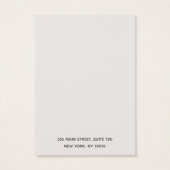 Rustic Wood met juwelen-kaart Visitekaartje (Achterkant)