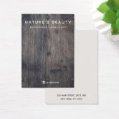 Rustic Wood met juwelen-kaart Visitekaartje (Bureau)