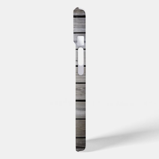 Rustic Wood Monogram Case-Mate iPhone Case (Achterkant / Links)