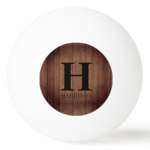 Rustic Wood Monogram 