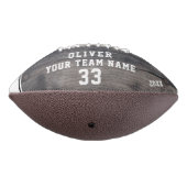 Rustic Wood Name Number Team Photo Football (Gedraaid 270)