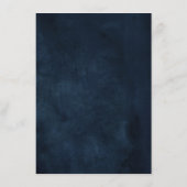 Rustic Wood Navy Blush Geometric Wedding Details E Informatiekaartje (Achterkant)