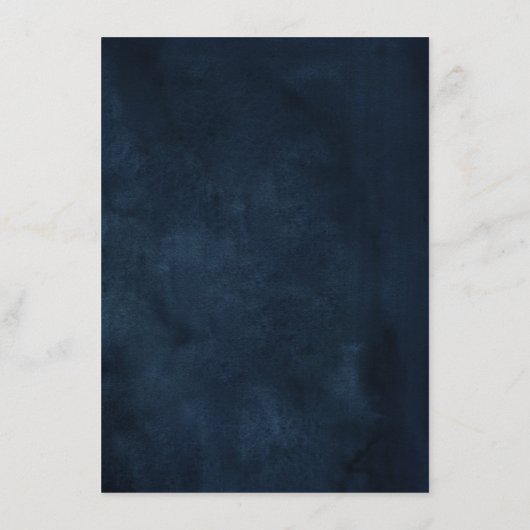 Rustic Wood Navy Blush Geometric Wedding Details E Informatiekaartje (Achterkant)