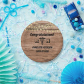 Rustic Wood Nurse Graduse Party Paper Bord (Feest)