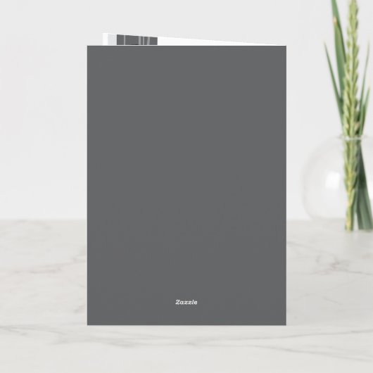 Rustic Wood Pastor Appreciation Card Kaart (Achterkant)