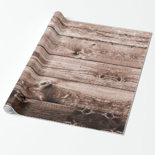 Rustic Wood Pattern Cadeaupapier