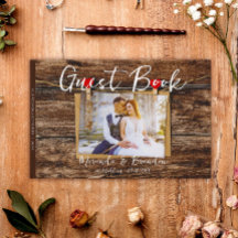 Rustic Wood Photo Wedding