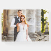 Rustic Wood Photo Wedding Gastenboek (Achterkant)