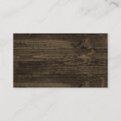 Rustic Wood Pink Gerber Daisy Wedding Place Kaarte Plaatskaartje (Achterkant)