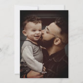 Rustic Wood Planks 2 Foto Best Pap Ever Feestdagenkaart (Achterkant)