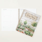 Rustic Wood Planner en tijdschrift voor groentetui (Display)