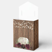 Rustic Wood Pumpkin Wedding Vrijgezellenfeest Bedankdoosjes (Geopend)