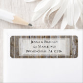 Rustic Wood Return Address Labels (Insitu)