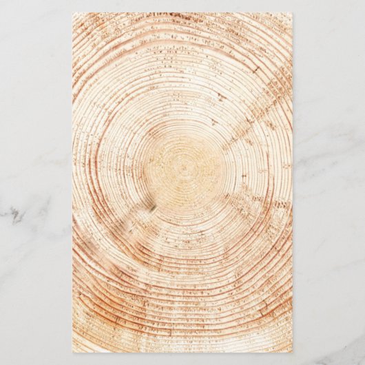 Rustic Wood Rings Wedding Day Tijdschema (Achterkant)