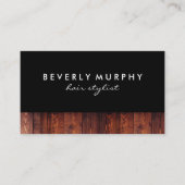 Rustic Wood Shear Logo (Loyaliteit) Klantenkaartje (Voorkant)