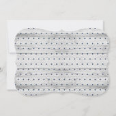 Rustic Wood Sip and See Baby shower Invitation Kaart (Achterkant)