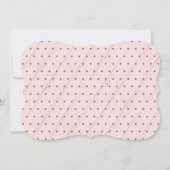 Rustic Wood Sip and See Baby shower Invitation Kaart (Achterkant)