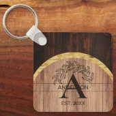 Rustic Wood Sleutelhanger (Voorkant)