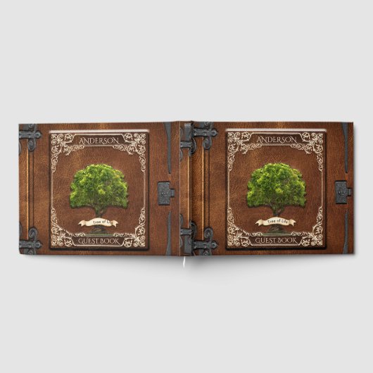 Rustic Wood stamboom gastenboek (Volledig)