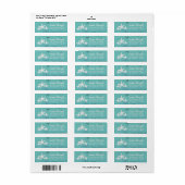 Rustic Wood Starfish Limpet Shell Blue Etiket (Full Sheet)