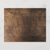 Rustic Wood String Lights Brush Weddenschap Sav (Achterkant)