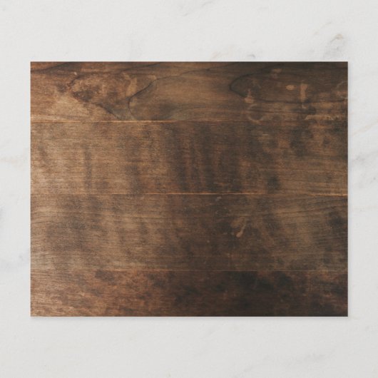 Rustic Wood String Lights Brush Weddenschap Sav (Achterkant)