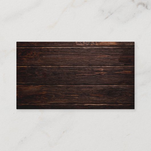 Rustic Wood String Lights Burgundy Wedding Website Visitekaartje (Achterkant)