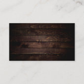 Rustic Wood, String Lights, online RSVP-website Informatiekaartje (Achterkant)