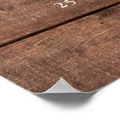 Rustic Wood String Lights Retirement Party Poster (Hoek)