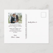 Rustic Wood String Lights Weddenschap Hartelijk da Briefkaart (Achterkant)