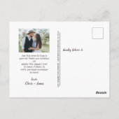 Rustic Wood String Lights Weddenschap Hartelijk da Briefkaart (Achterkant)