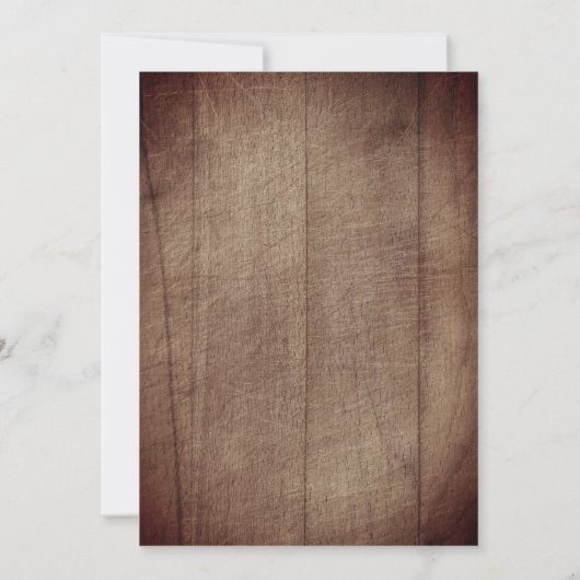 Rustic Wood Sunflower Lace Graduation Party Kaart (Achterkant)