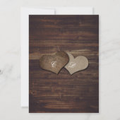 Rustic Wood & Sunflower Save the Date Photo Cards (Achterkant)