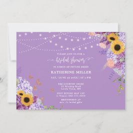 Rustic Wood Sunflower Vrijgezellenfeest Kaart