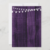 Rustic Wood Sunflower Vrijgezellenfeest Kaart (Achterkant)