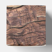 Rustic Wood & Sunflower Wedding Bedankdoosjes (Bovenkant)