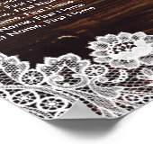 Rustic Wood Sunflower Wedding Seating Chart 12 Poster (Hoek)