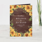 Rustic Wood Sunflowers Mason Jar QR Code Wedding (Voorkant)
