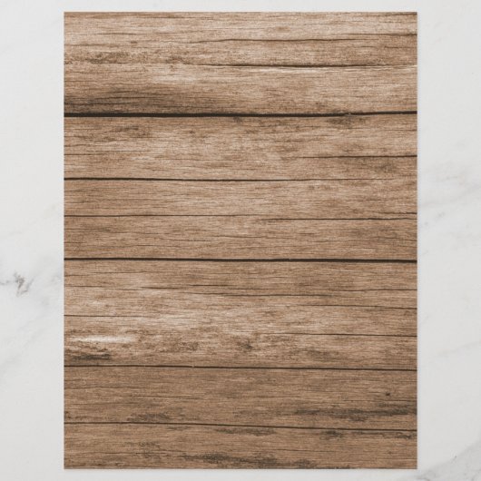 Rustic Wood Tabbed Recipe Cookbook Divider (Achterkant)