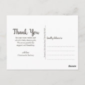 Rustic Wood Texture String Stars Dank u Briefkaart (Achterkant)